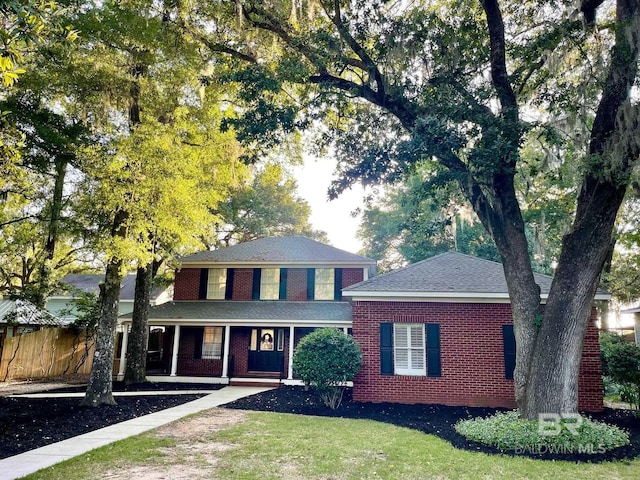 1203 Captain Oneal Dr, Daphne, AL 36526 - view of front of house with covered porch and brick siding