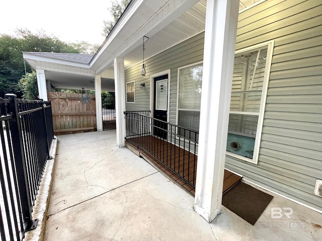 1203 Captain Oneal Dr, Daphne, AL 36526 - view of covered porch