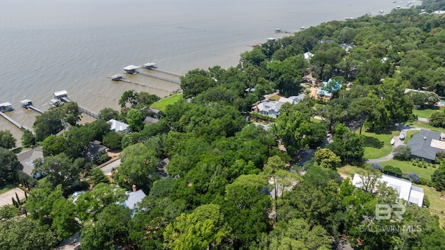 1203 Captain Oneal Dr, Daphne, AL 36526 - aerial view of property and surrounding area with a nearby body of water