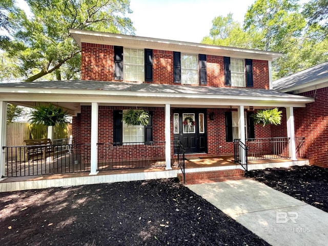 1203 Captain Oneal Dr, Daphne, AL 36526 - view of front of home with brick siding and covered porch