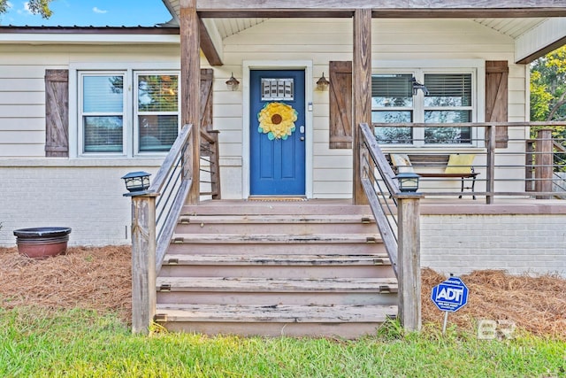 view of entrance to property