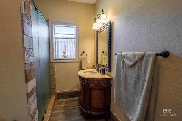 9150 County Road 91, Lillian, AL 36549 - bathroom with vanity and baseboards