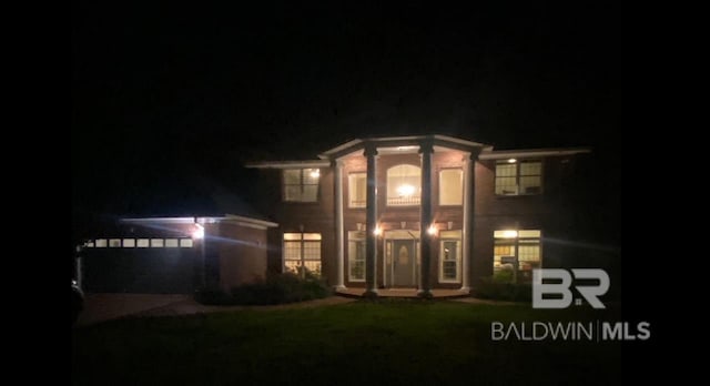 9150 County Road 91, Lillian, AL 36549 - view of greek revival house