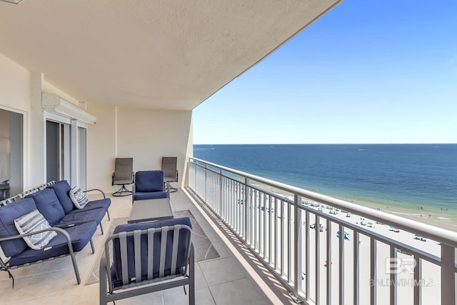 26200 Perdido Beach Blvd Unit 1403, Orange Beach, AL 36561 - balcony featuring view of water and beach