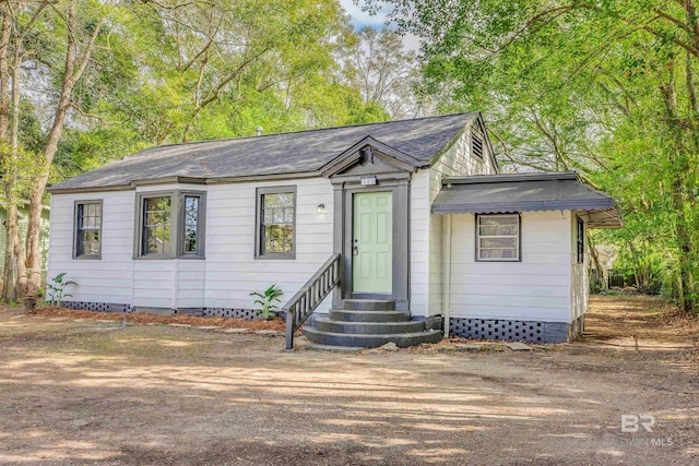 view of ranch-style home