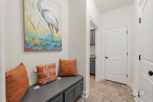 view of mudroom