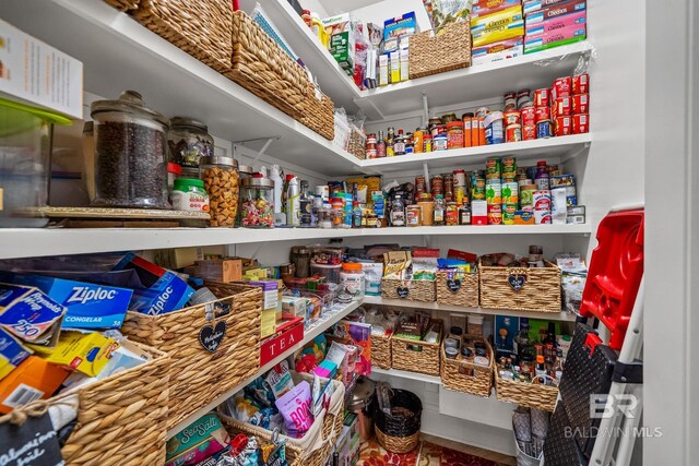 view of pantry