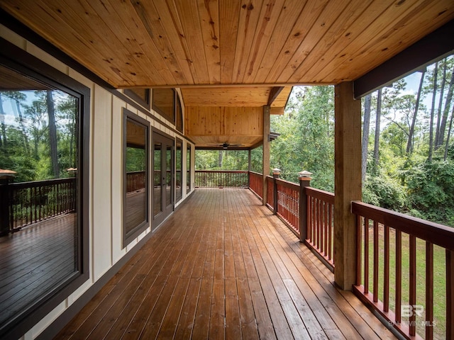 view of deck