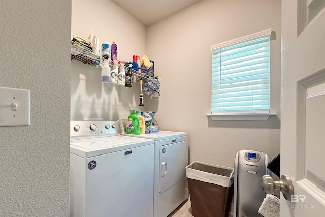 laundry area featuring laundry area and independent washer and dryer