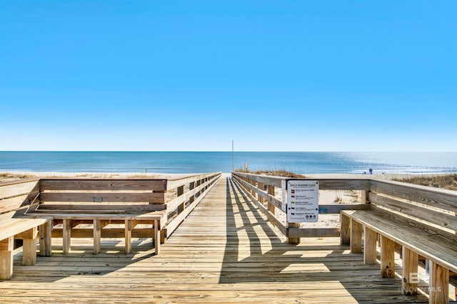 view of nearby features with a water view