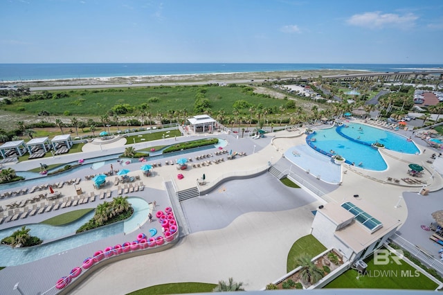 28107 Perdido Beach Blvd Unit D914, Orange Beach, AL 36561 - birds eye view of property featuring a water view