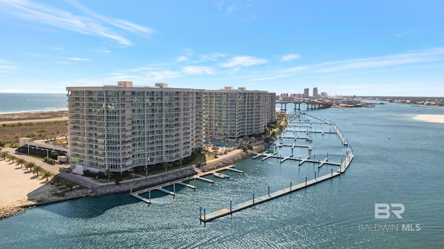 28107 Perdido Beach Blvd Unit D914, Orange Beach, AL 36561 - aerial view featuring a water view