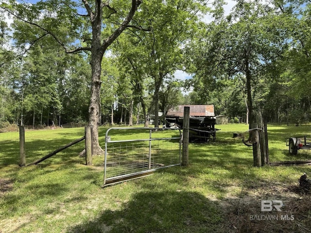 surrounding community featuring a lawn