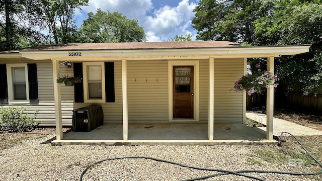 exterior space featuring a patio area