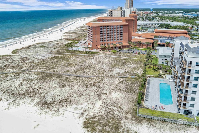 27284 Gulf Rd Unit 711, Orange Beach, AL 36561 - bird's eye view of unending shoreline and a pool area