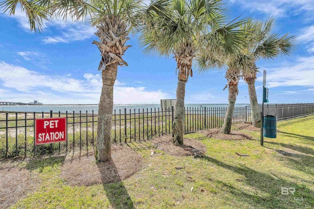 27284 Gulf Rd Unit 711, Orange Beach, AL 36561 - view of yard featuring a water view