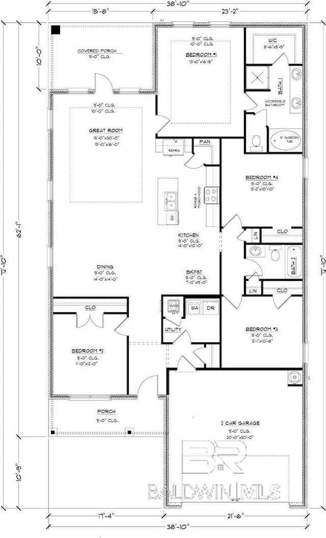 13440 Antler Hill Rd, Spanish Fort, AL 36527 - view of property floor plan
