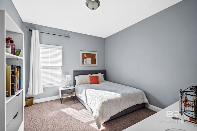 bedroom with carpet flooring