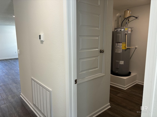 interior space with electric water heater