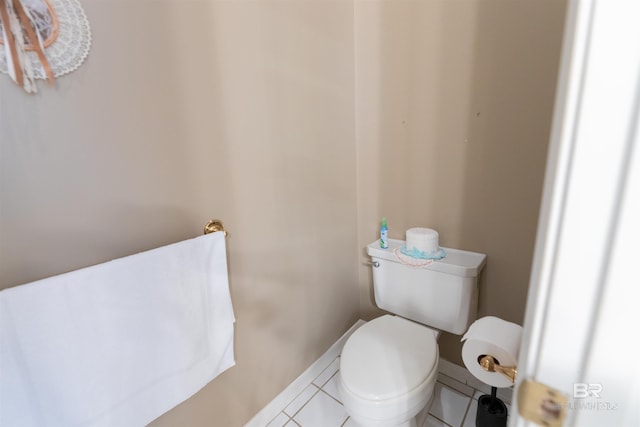 1619 Silver Creek Ct, Saraland, AL 36571 - bathroom featuring toilet and tile patterned floors