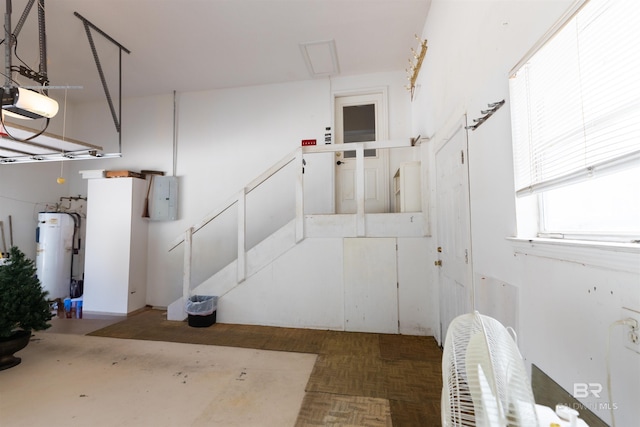 1619 Silver Creek Ct, Saraland, AL 36571 - garage with water heater and a garage door opener