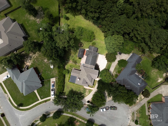 1619 Silver Creek Ct, Saraland, AL 36571 - aerial view of property and surrounding area featuring nearby suburban area