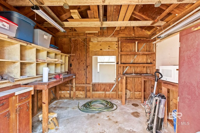 view of storage room