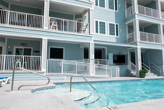 view of community pool