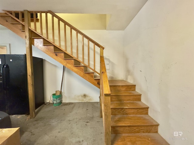 603 Northshore Dr, Bay Minette, AL 36507 - staircase featuring concrete flooring