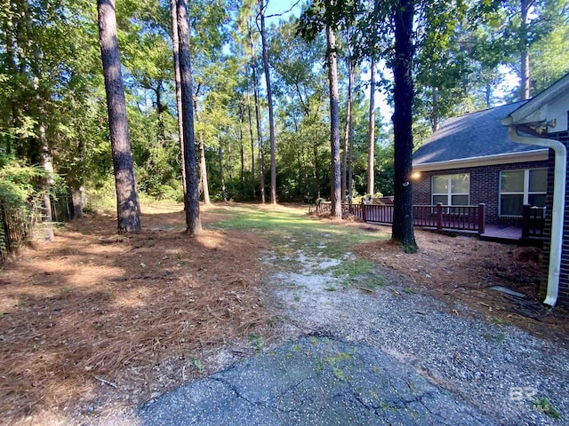 603 Northshore Dr, Bay Minette, AL 36507 - view of yard featuring a wooden deck