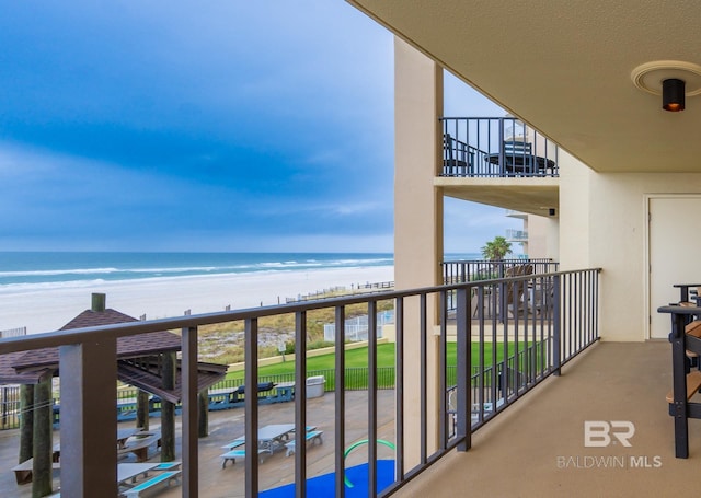24132 Perdido Beach Blvd Unit 1024, Orange Beach, AL 36561 - balcony featuring a water view