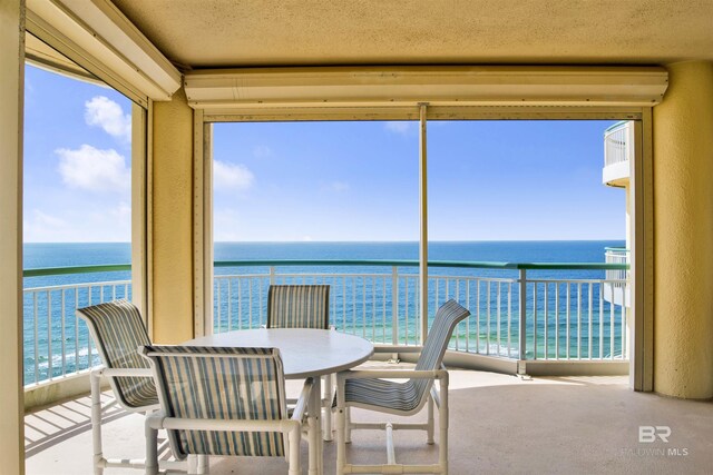 13601 Perdido Key Dr Unit W-12A, Perdido Key, FL 32507 - sunroom / solarium with a water view