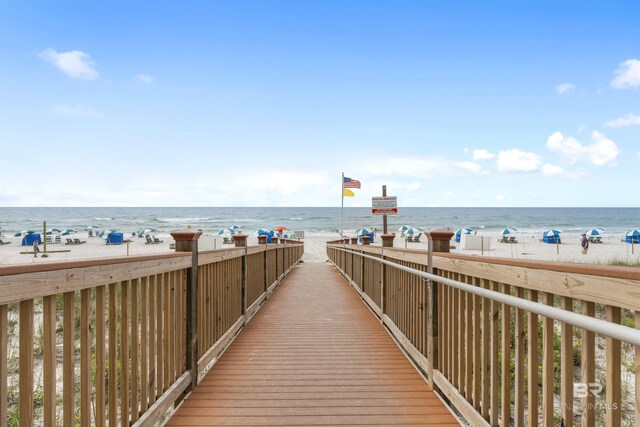 13601 Perdido Key Dr Unit W-12A, Perdido Key, FL 32507 - view of property's community featuring a beach view and a water view