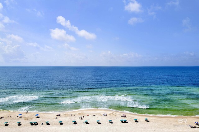 13601 Perdido Key Dr Unit W-12A, Perdido Key, FL 32507 - property view of water featuring a view of the beach