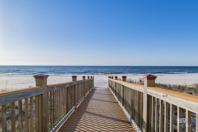 13601 Perdido Key Dr Unit W-12A, Perdido Key, FL 32507 - view of property's community featuring a beach view and a water view