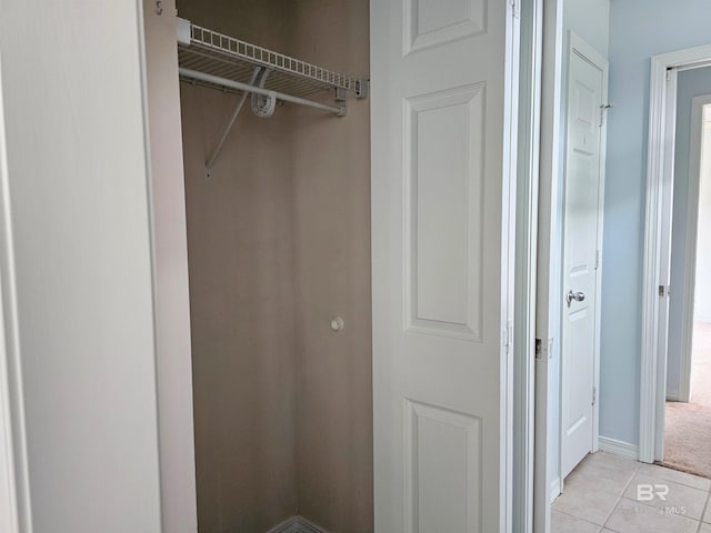 view of closet