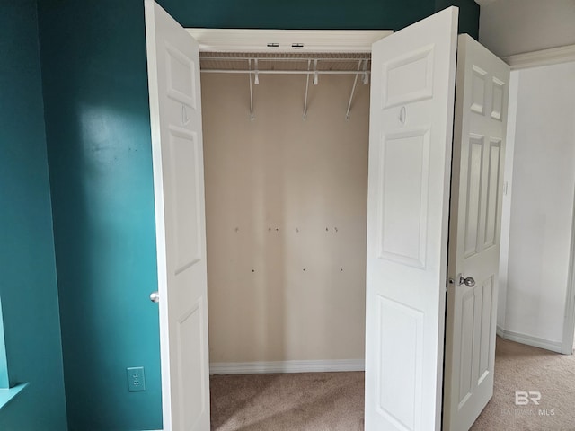 view of closet