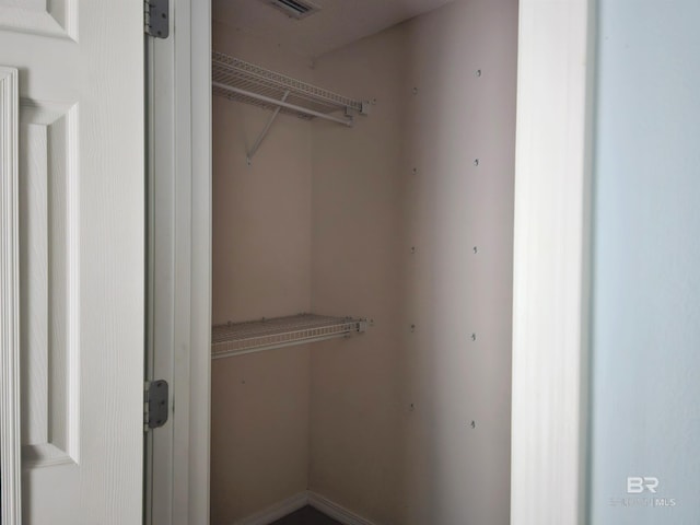 view of closet