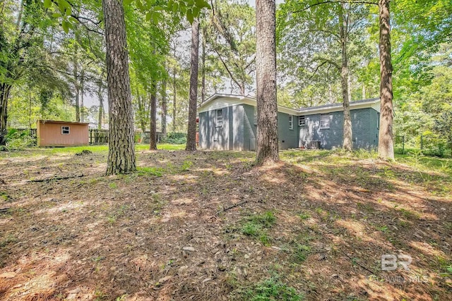 3304 Armond St, Mobile, AL 36605 - view of yard with a storage unit