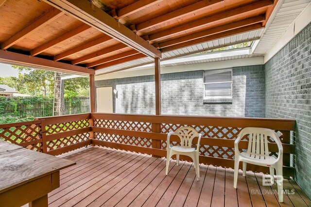 3304 Armond St, Mobile, AL 36605 - view of deck