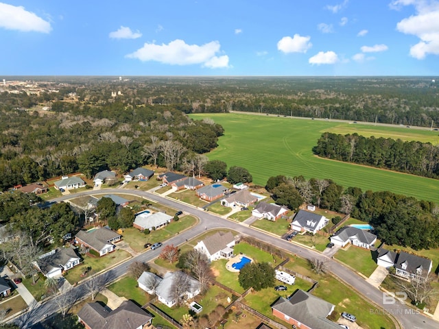 birds eye view of property featuring a residential view