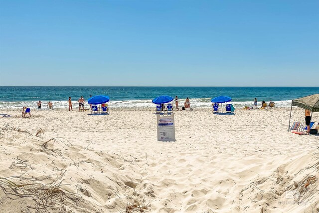 water view with a beach view