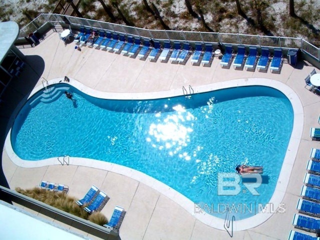 view of pool
