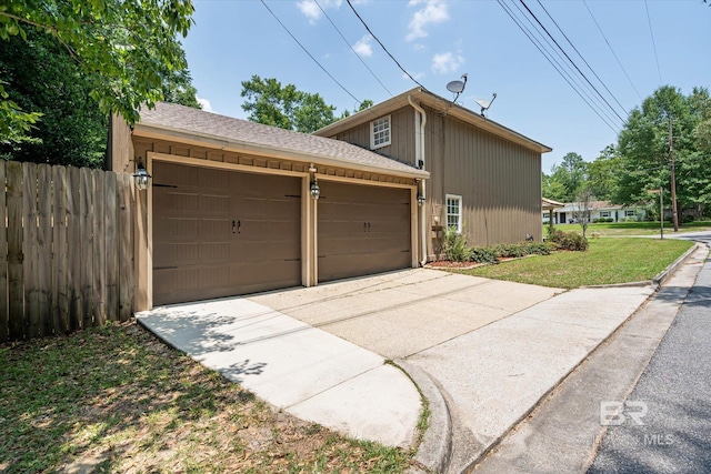 1116 Linlen Ave, Mobile, AL 36609 - view of property exterior featuring a garage and driveway