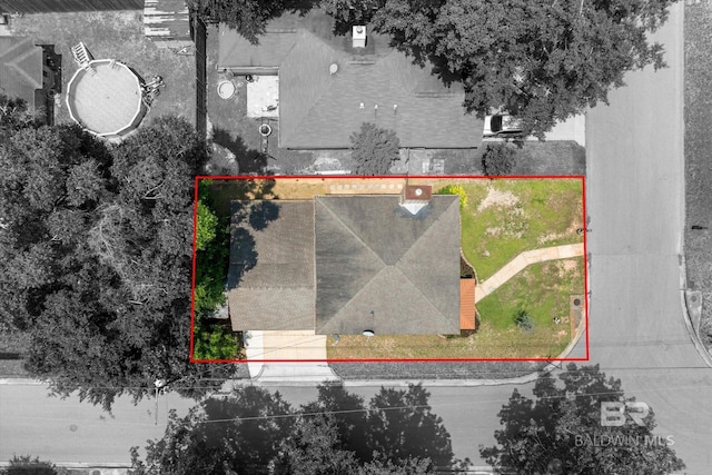 1116 Linlen Ave, Mobile, AL 36609 - view of subject property featuring property parcel outlined