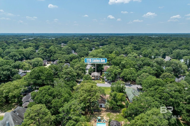 1116 Linlen Ave, Mobile, AL 36609 - aerial view of a forest