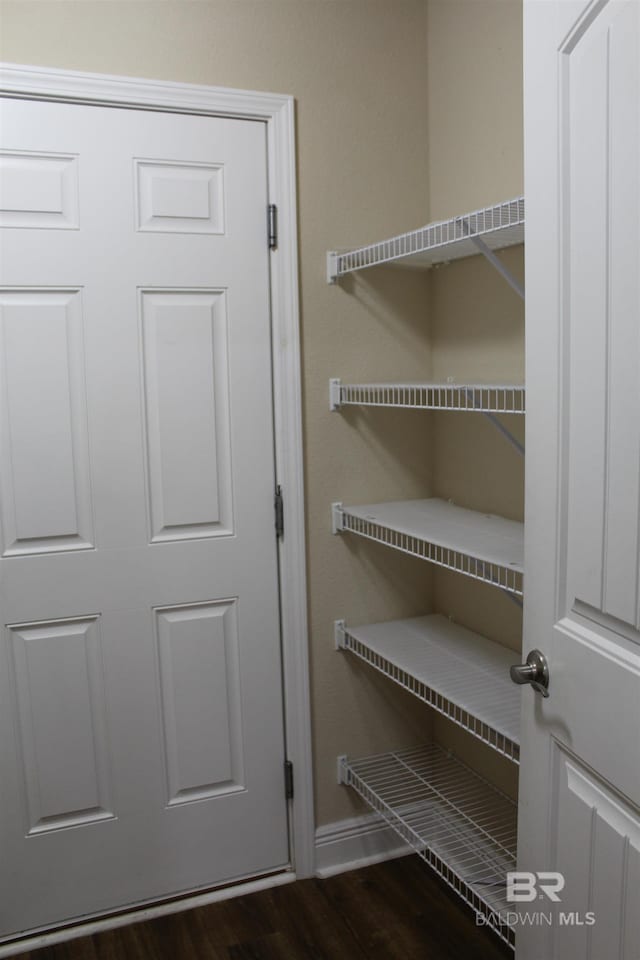 view of pantry