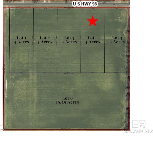 0 US Highway 98, Lillian AL, 36549 land for sale