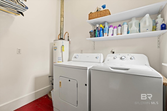 14 Macy Pl, Mobile, AL 36604 - washroom with independent washer and dryer and water heater