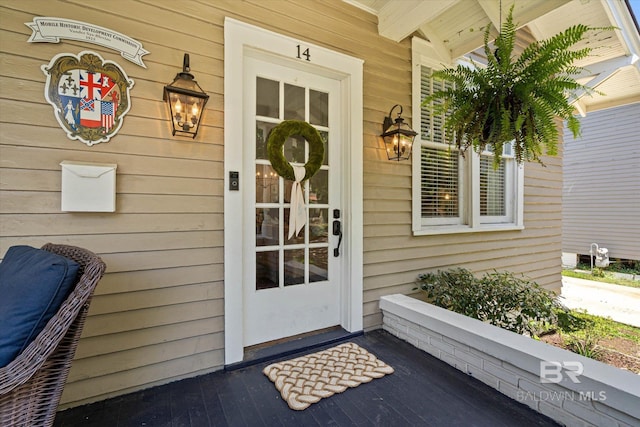 14 Macy Pl, Mobile, AL 36604 - property entrance with covered porch